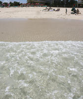 beach, Canarias, day, eye level view, group, Las Palmas, people, Spain, summer, sunbathing, sunny, water, waves