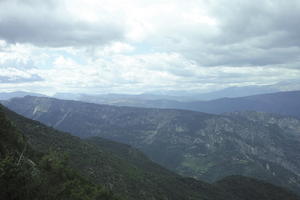 above, afternoon, cloud, Cumulus, day, elevated, France, Gattieres, mountain, nature, outdoor lighting, outdoors, overcast, Provence Alpes Cote D