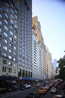 building, car, day, elevated, facade, Manhattan, New York, skyscraper, street, sunny, The United States