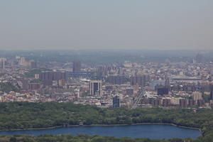 Central Park, cityscape, day, elevated, lake, Manhattan, New York, park, sunny, The United States