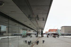 Copenhagen , day, Denmark, eye level view, facade, glass, Kobenhavn, overcast, pavement, winter