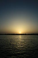 clear, day, Egypt, eye level view, river, river Nile, sky, summer, sun, sunset, sunset