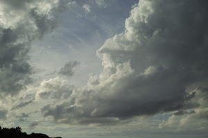 afternoon, autumn, cloud, cloudy, Cumulonimbus, day, eye level view, natural light, open space, overcast, overcast, sky, storm