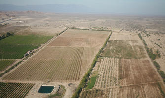 aerial view, agriculture, day, desert, field, Ica, natural light, Nazca, Peru, sunny