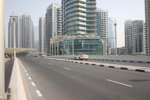 building, day, Dubai, Dubayy, eye level view, facade, natural light, office, road, taxi, The United Arab Emirates