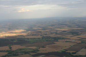 aerial view, afternoon, Barcelona, Cataluña, cloudy, day, field, open space, Spain, summer, sunlight