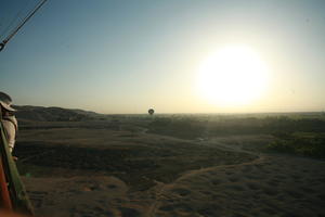 aerial view, clear, desert, dusk, East Timor, Egypt, Egypt, sky, sun, sunset