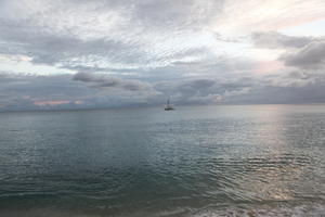 Barbados, cloud, day, dusk, eye level view, natural light, seascape, sky, spring