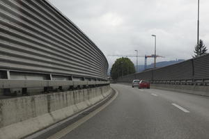 autumn, day, diffuse, diffused light, eye level view, natural light, overcast, road, Switzerland, urban