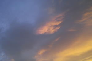 below, Chateauneuf, Cirrostratus, cloud, cloudy, dawn, dusk, evening, France, golden hour, looking up, outdoor lighting, outdoors, Provence Alpes Cote D