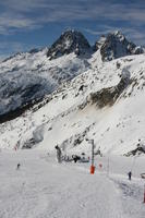 day, elevated, France, mountain, Rhone-Alpes, slope, snow, sunny