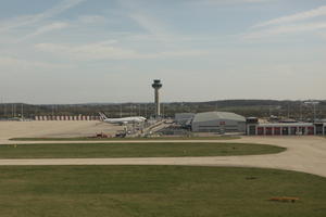 airplane, airport, Copenhagen , day, Denmark, elevated, grass, Kobenhavn, spring