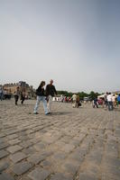 architecture, couple, day, France, group, Ile-De-France, lowered, Paris, pavement, people, plaza, spring, walking