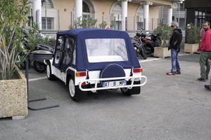 ambient light, day, diffused light, eye level view, golf cart, Monaco, Monte Carlo, Monte-Carlo, parking, transport