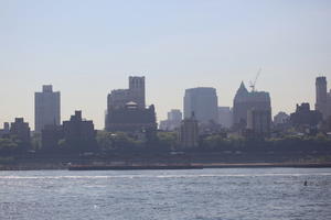 cityscape, day, eye level view, Manhattan, New York, river, The United States