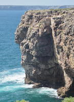 cliffs, day, elevated, looking down, open space, Portugal, Portugal, rocks, Sagres, seascape, summer, sunlight, sunny