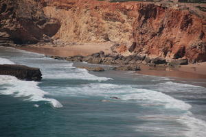 cliffs, day, elevated, looking down, open space, Portugal, Portugal, rocks, Sagres, seascape, shore, summer, sunlight, sunny, waves