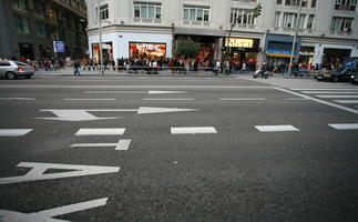 autumn, day, diffuse, diffused light, eye level view, Madrid, Madrid, Spain, street, urban