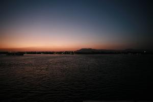 clear, dusk, East Timor, Egypt, Egypt, elevated, evening, landmarks, river Nile, sky