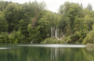 Croatia, day, diffuse, diffused light, eye level view, Karlovacka, lake, natural light, summer, waterfall, woodland