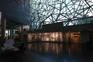 artificial lighting, Australia, eye level view, facade, floor, glass, indoor lighting, interior, Melbourne, shop, station, Victoria