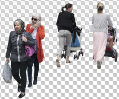 casual, cutout, cutout groups, cutout people, day, eye level view, group, mother and child, people, summer, sunny, walking