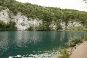 cliff, Croatia, day, diffuse, diffused light, eye level view, Karlovacka, lake, natural light, summer, woodland