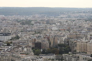 aerial view, autumn, city, cityscape, day, diffuse, diffused light, France, Ile-De-France, Paris