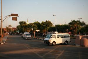 car, day, dusk, East Timor, Egypt, Egypt, eye level view, natural light, street, tree, van