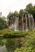 Croatia, day, diffuse, diffused light, eye level view, Karlovacka, natural light, plant, shrub, summer, waterfall