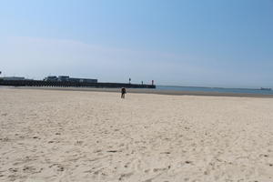 beach, Boulogne-sur-Mer, day, eye level view, France, Nord-Pas-de-Calais, spring, sunny