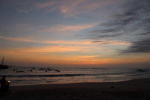 Bali, beach, cloud, day, dusk, dusk, eye level view, Indonesia, sky, summer, sunny, swimming