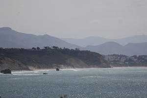 Aquitaine, Biarritz, coastline, day, eye level view, France, seascape, spring, sunlight, sunny, sunshine