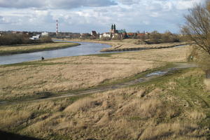 day, direct sunlight, elevated, grass, Poland, Poznan, river, spring, sunny, Wielkopolskie