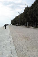 ambient light, Croatia, day, eye level view, park, pavement, pavement, promenade, spring, treeline, urban, walkway, walkway, waterfront, Zadar, Zadarska