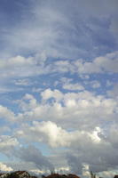 afternoon, autumn, Cirrus, cloud, cloudy, Cumulus, day, eye level view, natural light, open space, sky