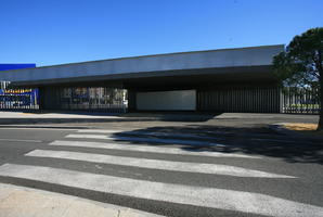 Alicante, building, crossing, day, eye level view, Spain, street, sunny, Valenciana