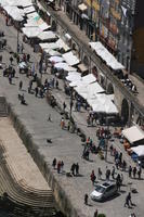 crowd, day, direct sunlight, elevated, people, Porto, Porto, Portugal, promenade, spring, sunny, umbrella, walking