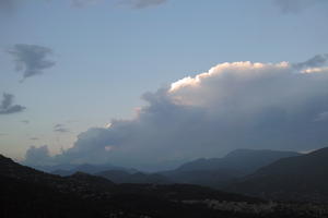 cloud, cloudy, day, elevated, eye level view, France, mountain, overcast, Provence Alpes Cote D