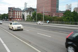 car, day, Deutschland, eye level view, Frankfurt, Hessen, road, summer, transport