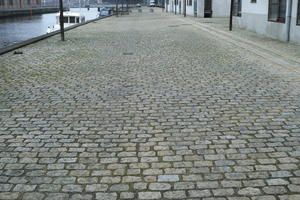 Copenhagen , day, Denmark, diffuse, diffused light, eye level view, Kobenhavn, pavement, street, winter