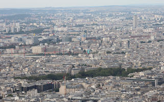 aerial view, autumn, city, cityscape, day, diffuse, diffused light, France, Ile-De-France, Paris