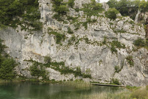 cliff, Croatia, day, diffuse, diffused light, eye level view, Karlovacka, lake, natural light, summer