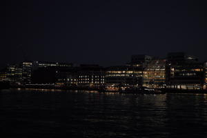 building, city, city, city lights, cityscape, England, evening, eye level view, London, river, riverbank, spring, The United Kingdom, urban