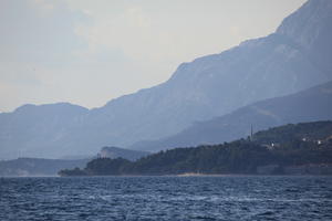 coastline, Croatia, day, eye level view, Makarska, mountain, seascape, Splitsko-Dalmatinska, summer, vegetation