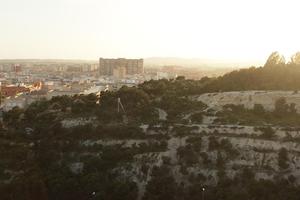 Alicante, cityscape, dusk, elevated, hill, Spain, Valenciana