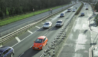 car, cloudy, day, elevated, England, London, road, sunny, The United Kingdom, traffic, winter