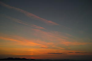 Cirrus, cloud, cloudy, Croatia, dusk, dusk, evening, eye level view, open space, sky, summer, twilight, Zadarska