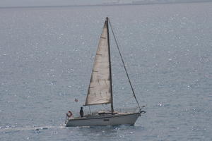 boat, day, elevated, France, seascape, sunny