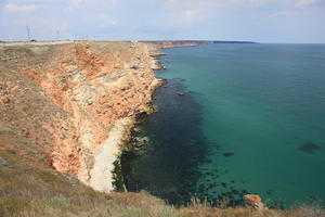 Bulgaria, cliff, coastline, day, elevated, seascape, sunny, Varna